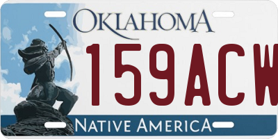OK license plate 159ACW