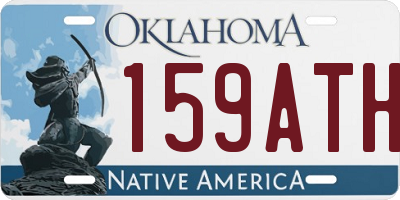 OK license plate 159ATH