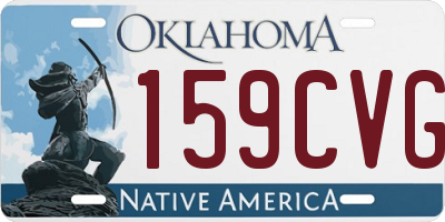 OK license plate 159CVG