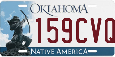 OK license plate 159CVQ