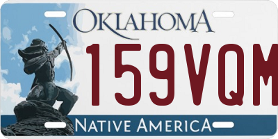 OK license plate 159VQM