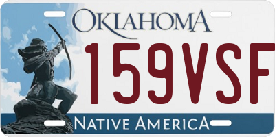 OK license plate 159VSF