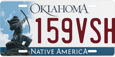 OK license plate 159VSH
