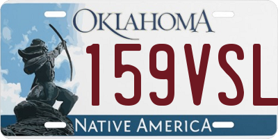 OK license plate 159VSL