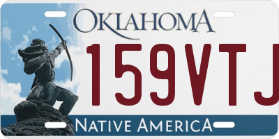OK license plate 159VTJ