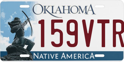 OK license plate 159VTR