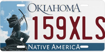 OK license plate 159XLS