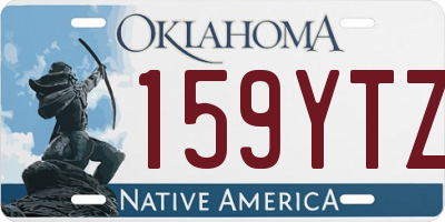 OK license plate 159YTZ