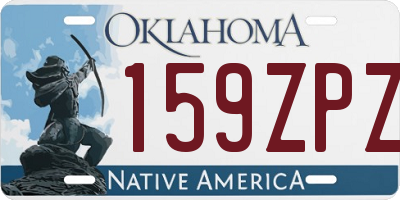 OK license plate 159ZPZ