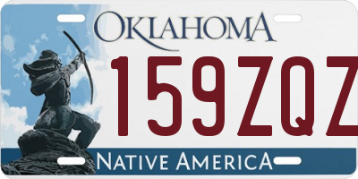 OK license plate 159ZQZ