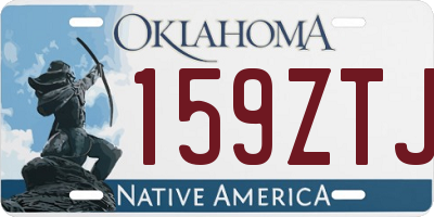 OK license plate 159ZTJ