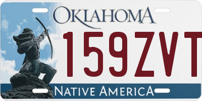 OK license plate 159ZVT