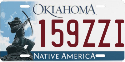 OK license plate 159ZZI