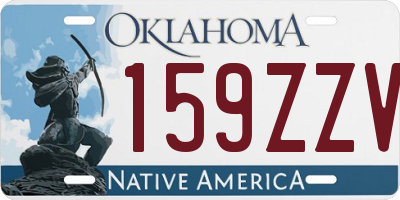 OK license plate 159ZZV