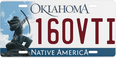 OK license plate 160VTI