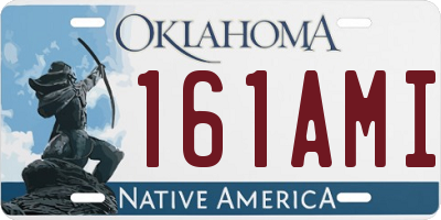 OK license plate 161AMI