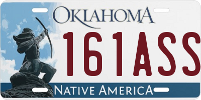 OK license plate 161ASS