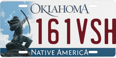 OK license plate 161VSH