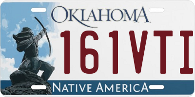 OK license plate 161VTI