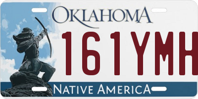 OK license plate 161YMH