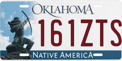 OK license plate 161ZTS