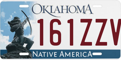 OK license plate 161ZZV