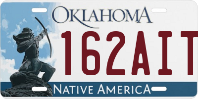 OK license plate 162AIT