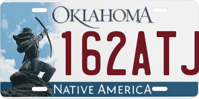 OK license plate 162ATJ