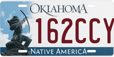OK license plate 162CCY