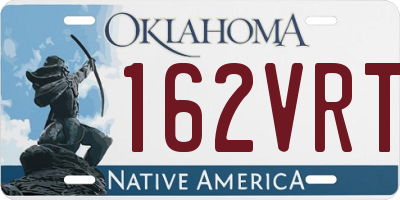 OK license plate 162VRT