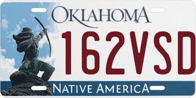 OK license plate 162VSD