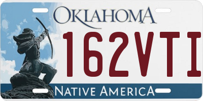 OK license plate 162VTI