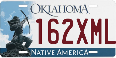 OK license plate 162XML