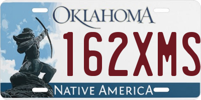 OK license plate 162XMS