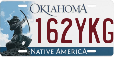 OK license plate 162YKG