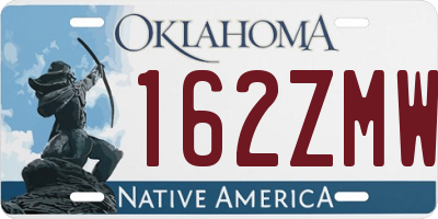 OK license plate 162ZMW