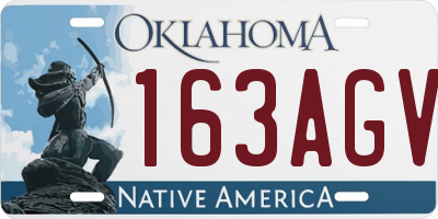 OK license plate 163AGV