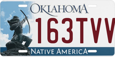 OK license plate 163TVV