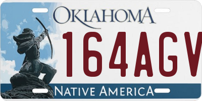 OK license plate 164AGV