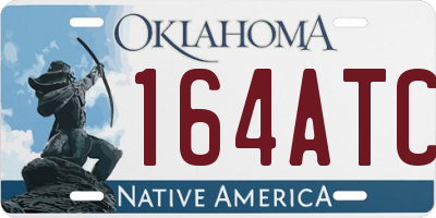 OK license plate 164ATC