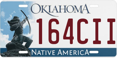 OK license plate 164CII