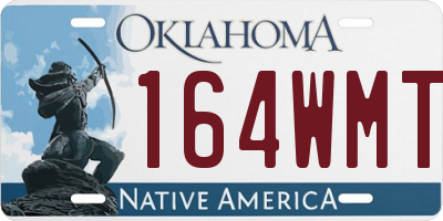 OK license plate 164WMT