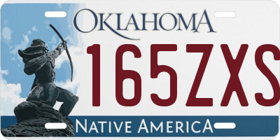 OK license plate 165ZXS