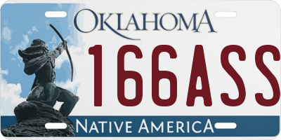 OK license plate 166ASS