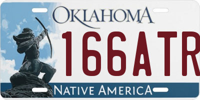 OK license plate 166ATR