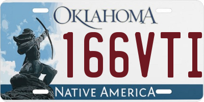 OK license plate 166VTI