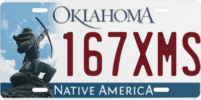 OK license plate 167XMS