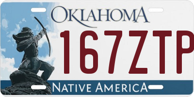OK license plate 167ZTP