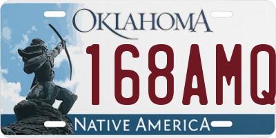 OK license plate 168AMQ