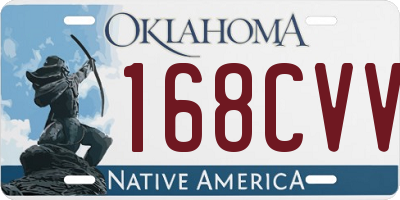OK license plate 168CVV